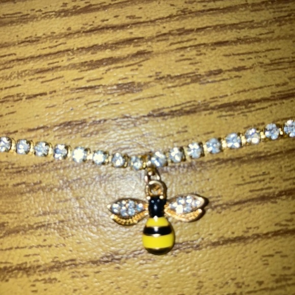 Bee tennis anklet - Picture 3 of 4